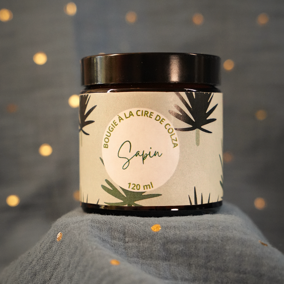 Bougie Sapin - Cire Naturelle de Colza