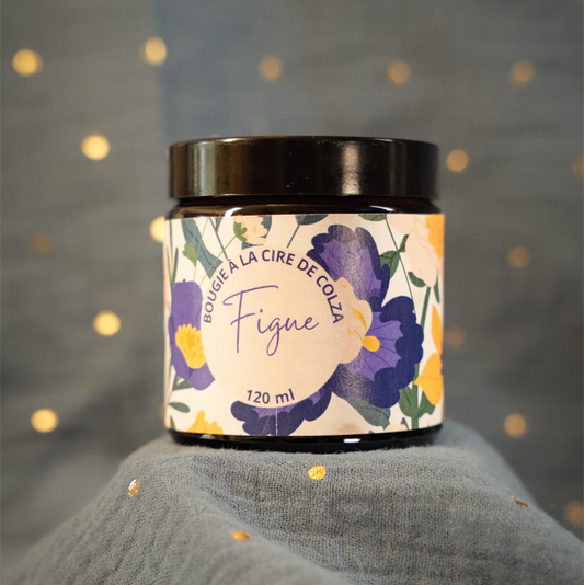 Bougie Figue - Cire Naturelle de Colza